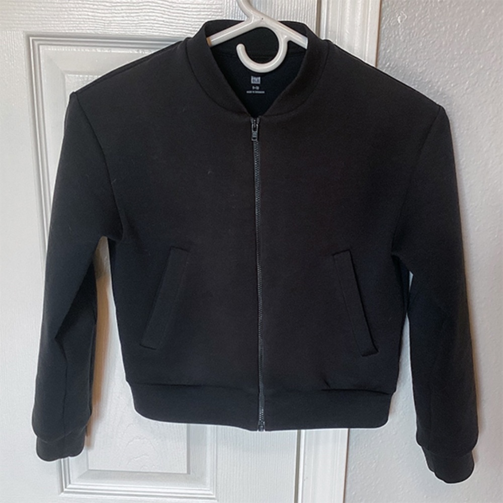 Uniqlo Ultra Stretch Dry Sweat Long-Sleeve Full-Zip Jacket - 9-10